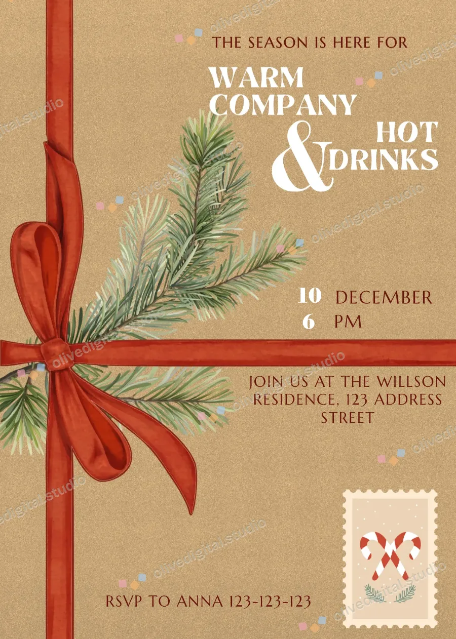 Warm Company, invitation with sample wording